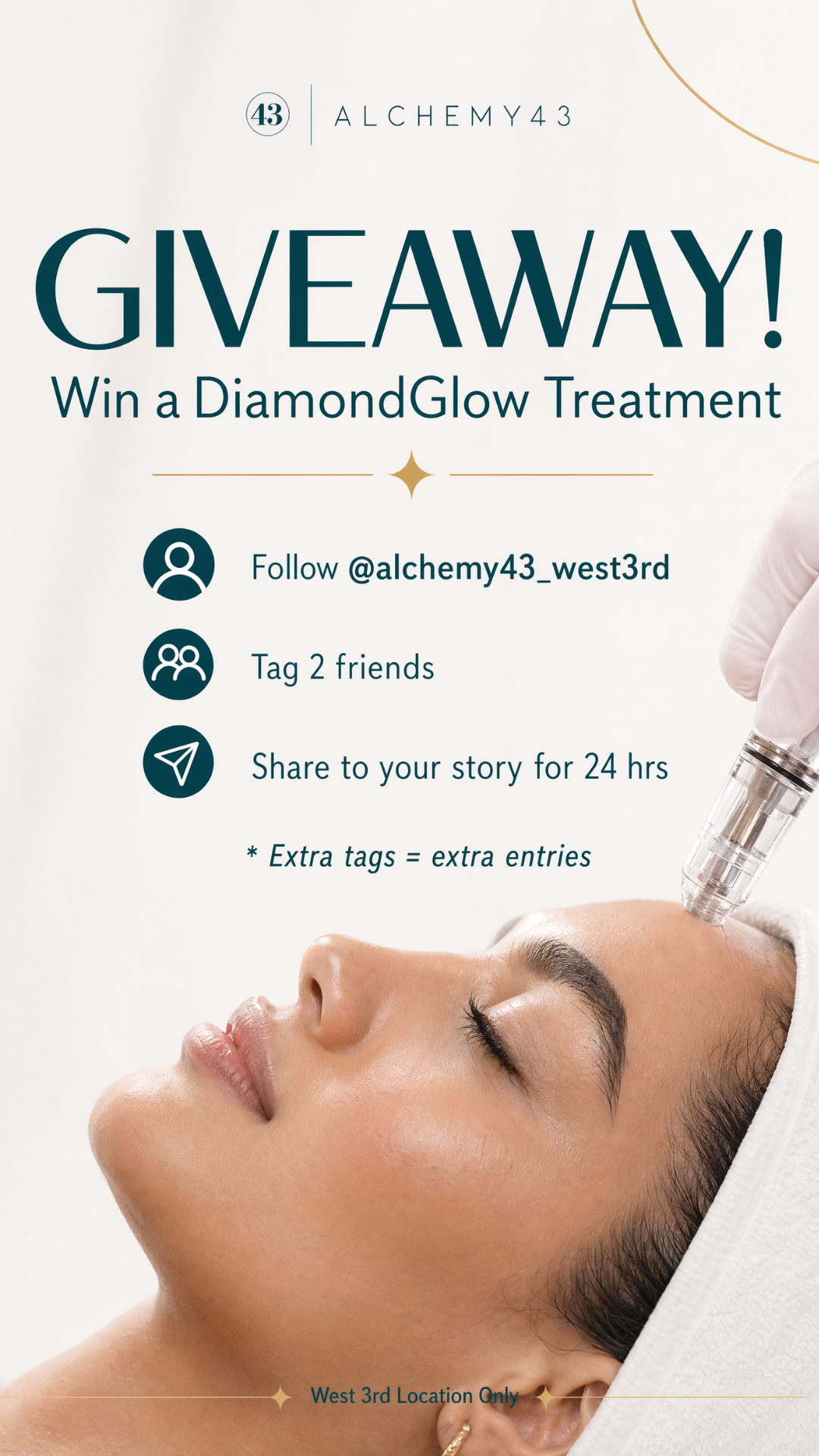 Alchemy 43 DiamondGlow giveaway campaign