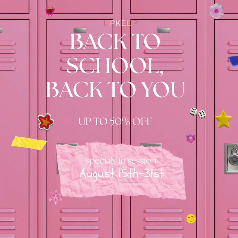 Back to School campaign graphic