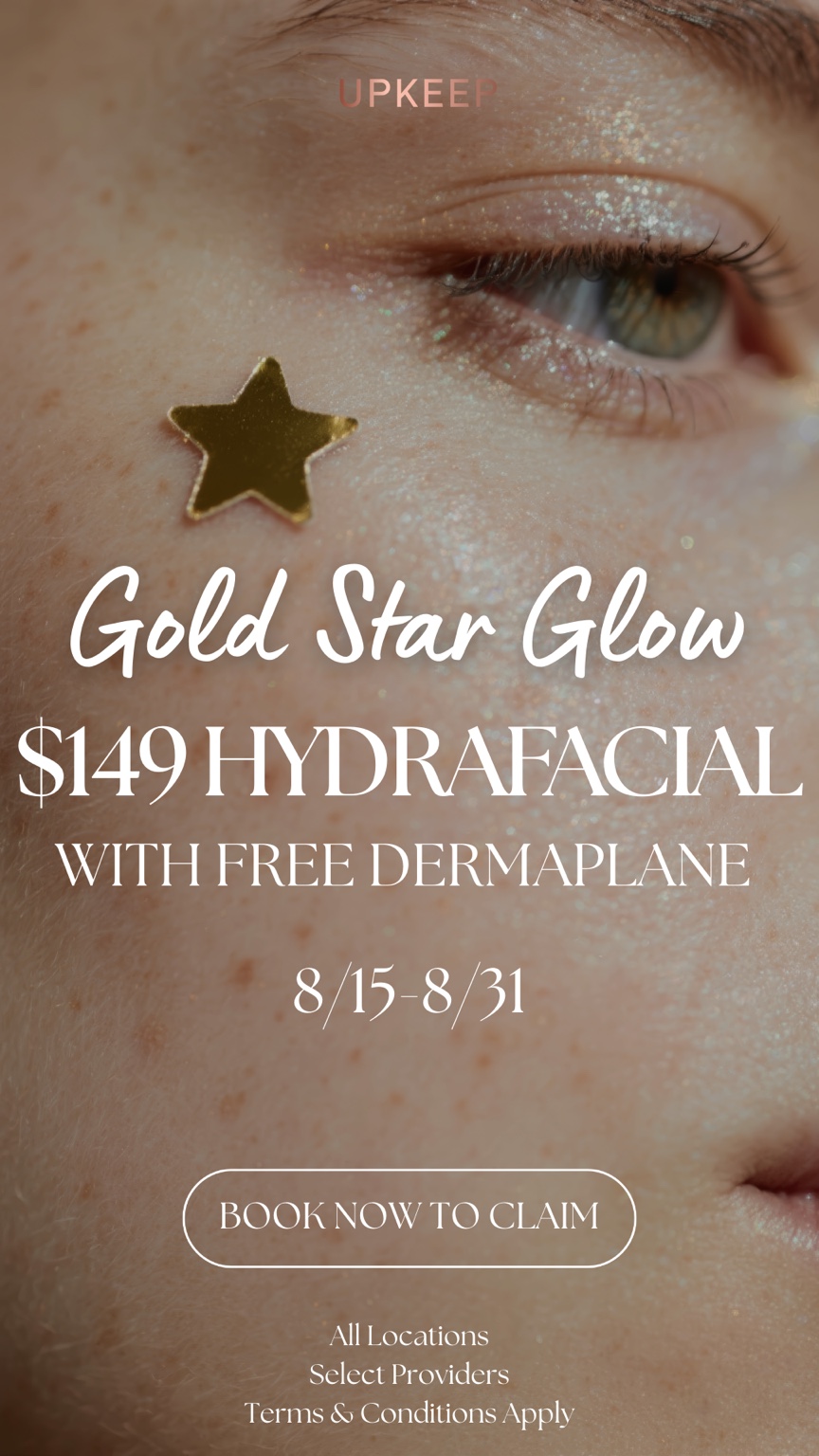 Gold Star Glow campaign graphic