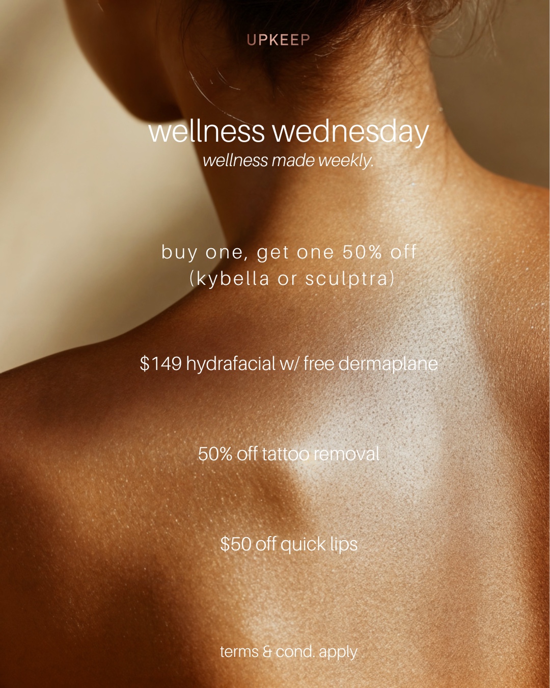 Wellness Wednesday portrait graphic